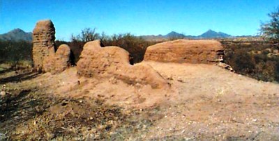 Ruins of the Jesuit mission of Guevavi in Sonora, Mexico.