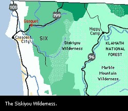 The Siskiyou Wilderness.